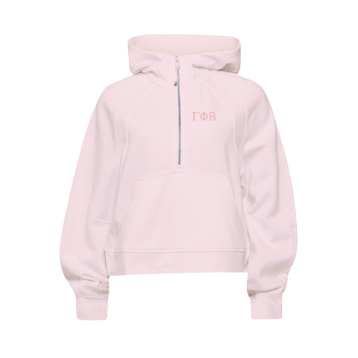 Gamma Phi Beta lululemon Scuba Oversized Half-Zip Hoodie - Blissful Pink