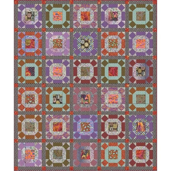 Gathering No Moss - Smoke Quilt Kit