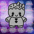 Gingerbread Girl w/ Icing Silicone Mold
