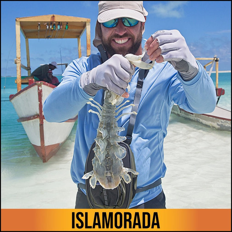 Glacier Outdoor Islamorada Sun Glove Unisex UV Protection Fingerless Summer Glov