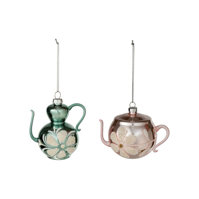 Glass Teapot Ornament