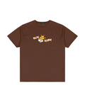GLO DIME SUN T-SHIRT DARK BROWN