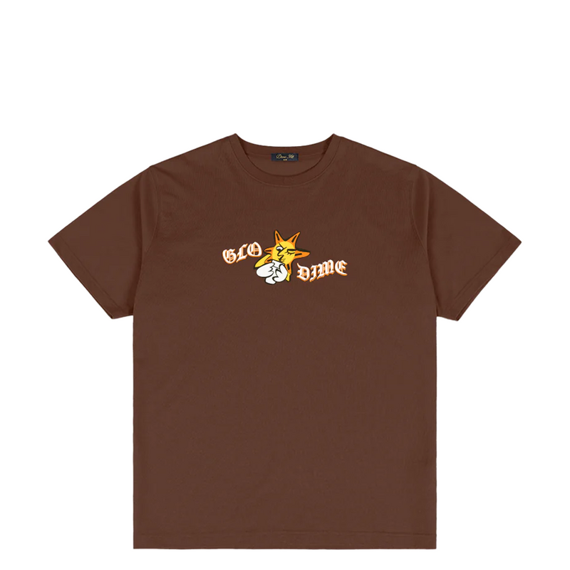 GLO DIME SUN T-SHIRT DARK BROWN