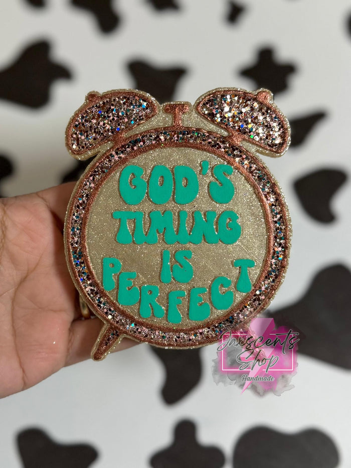 God's Timing Is Perfect Silicone Mold