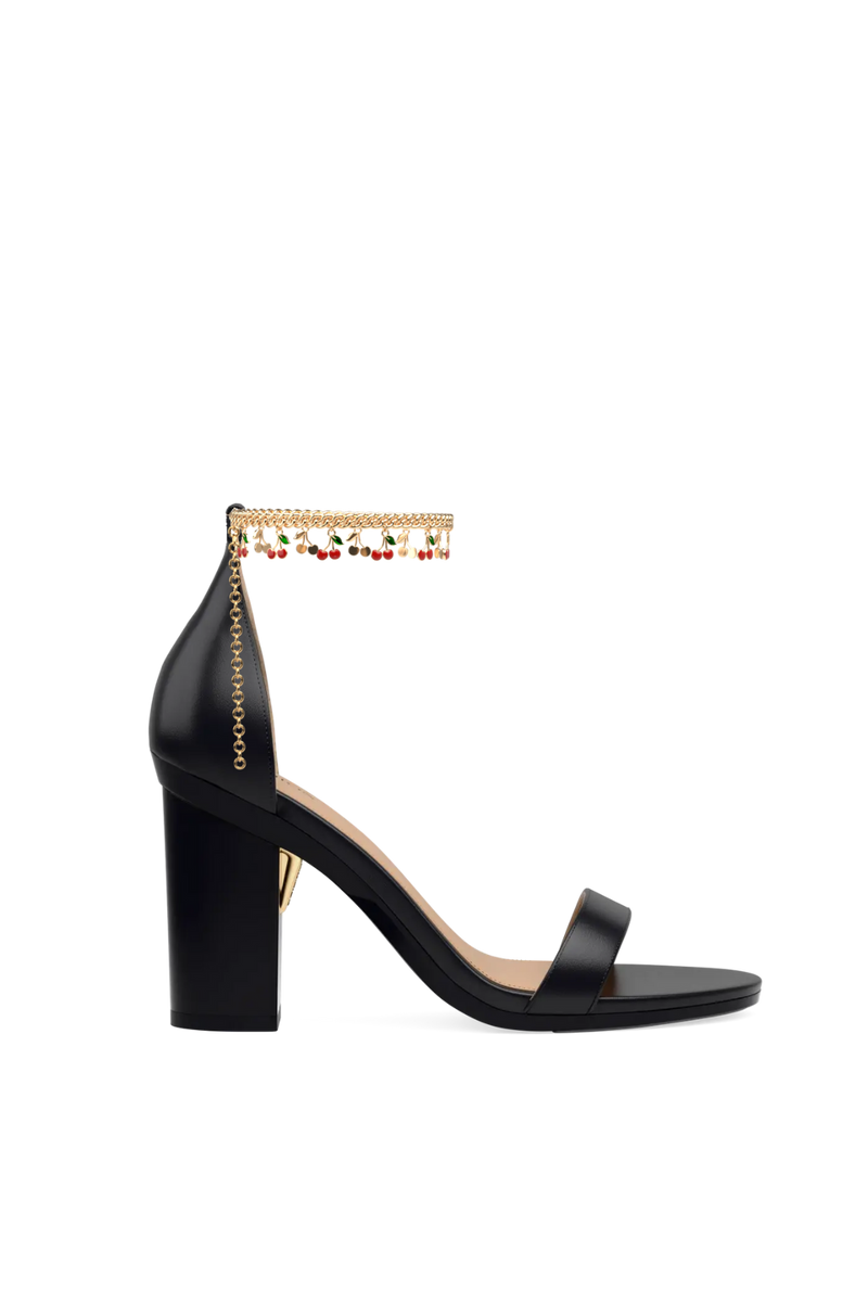 Gold Cherry Charm Ankle Chain