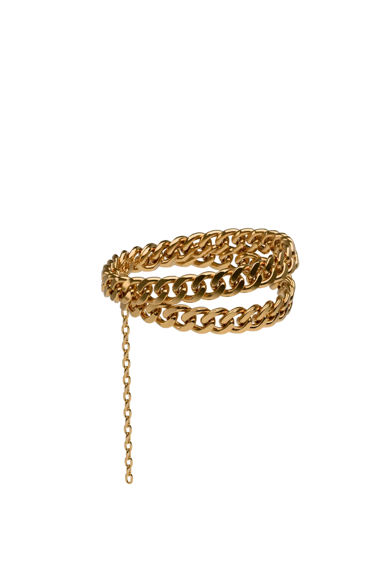 Gold Double Cuban Ankle Chain