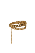 Gold Double Cuban Ankle Chain