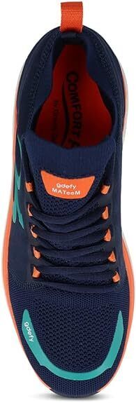 Gravity Defyer Men's GDEFY MATeeM Cross-Trainer TB9036MNO Navy/Orange Shoes New - AllSportsWearUSA