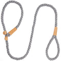 Gray Rope Slip Leash & Collar - Dogs and Horses