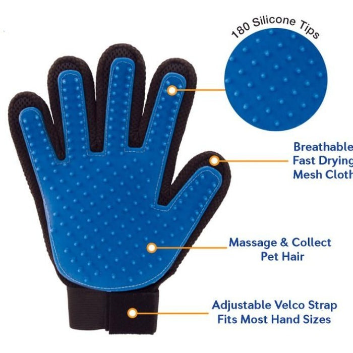 Green Grooming Gloves - Dogs and Horses
