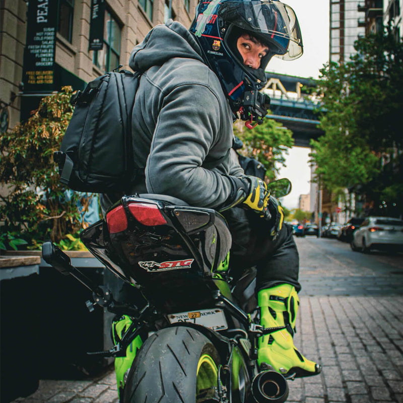 Green Motorcycle Riding Boots