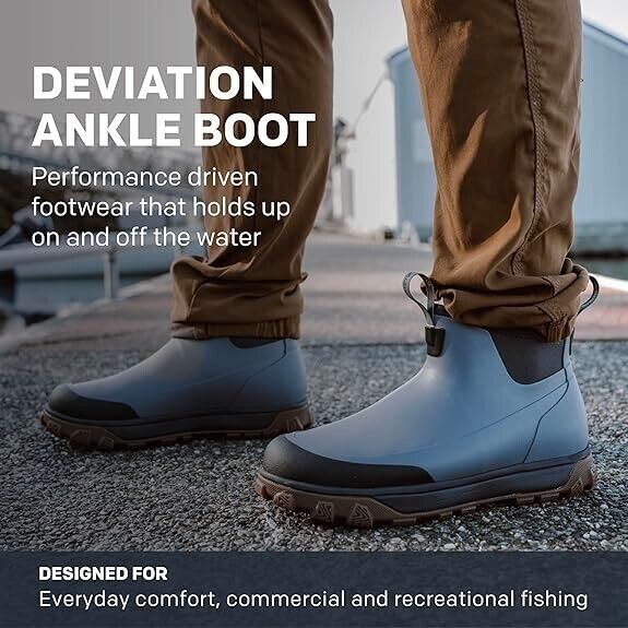 Grundens Men's Deviation 6" Ankle Boot 60015-912-SMOKE BRAND NEW - AllSportsWearUSA