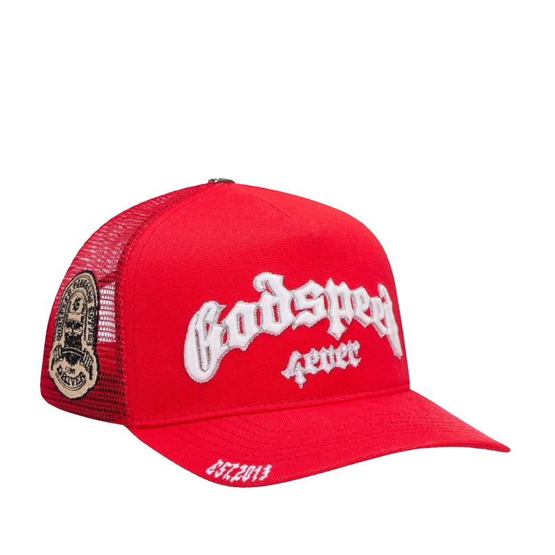 GS FOREVER TRUCKER HAT CHERRY