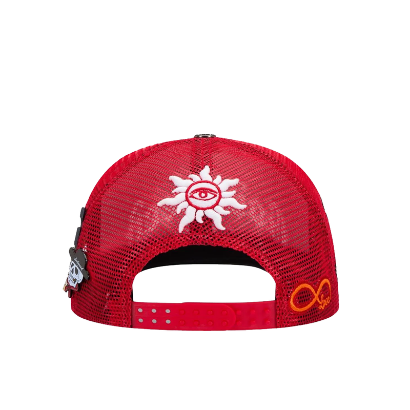GS FOREVER TRUCKER HAT CHERRY