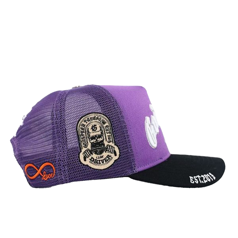 GS FOREVER TRUCKER HAT PURPLE / BLACK