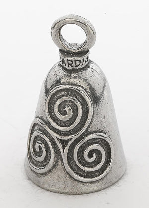 Guardian Bell - Triskele (Tribal Spiral)