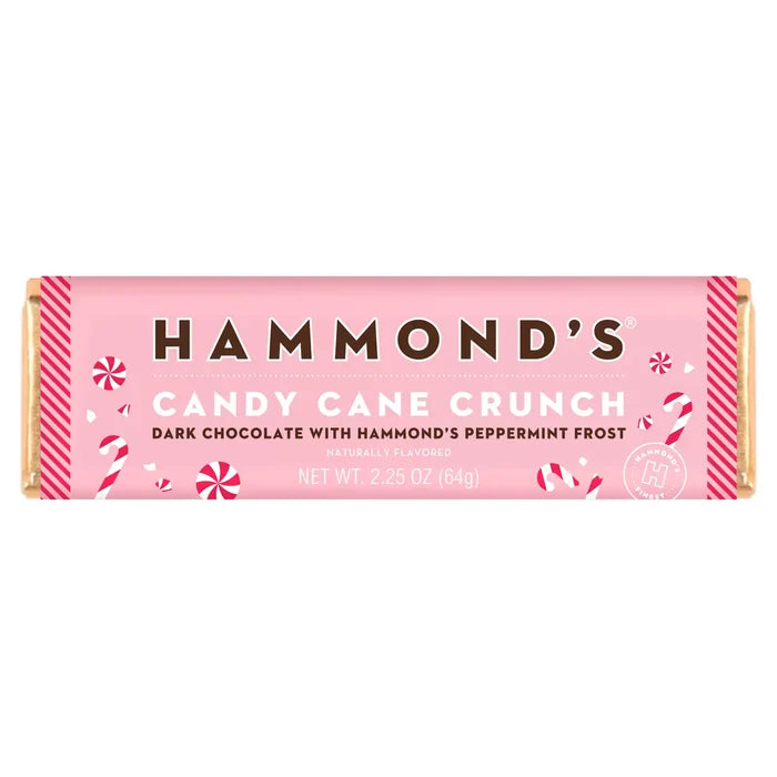 Hammond's Candy Cane Crunch Chocolate Bar