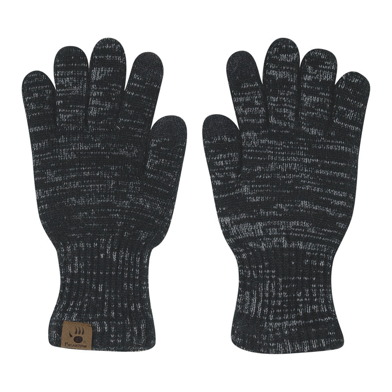 HAT GLOVE SET 2PK BLACK