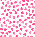 Heart Fabric, Pink Multi-colored Heart Fabric, Cotton or Fleece, 3583 - Beautiful Quilt