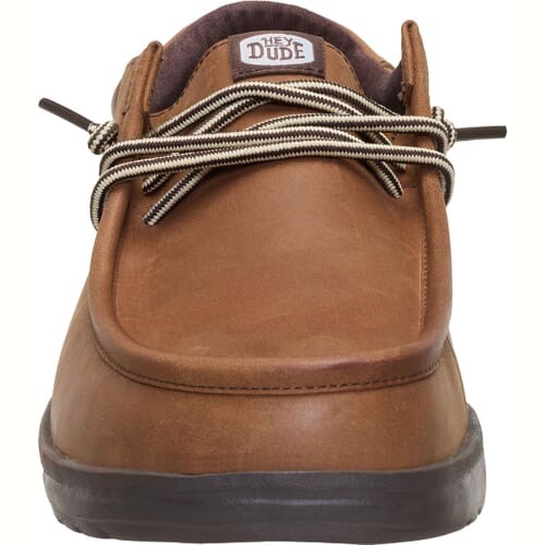 Hey Dude Men's Paul Leather Casual Shoes 45157-2LU Robe Brown
