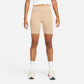 HIGH WAISTED BIKE SHORTS "HEMP"