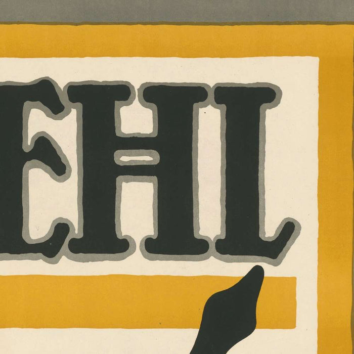 Hoehl Vintage Sparkling Wine Poster, 1914