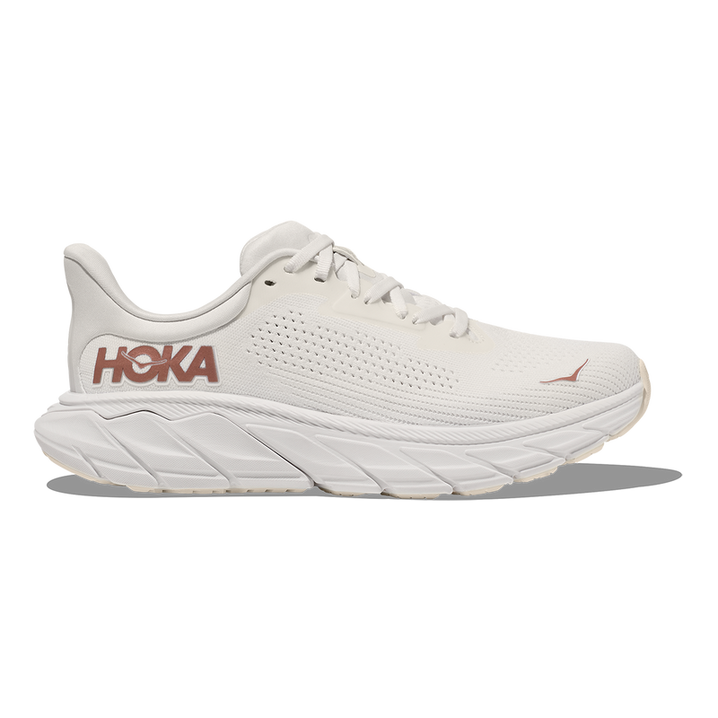 Hoka Arahi 7 - Blanc de Blanc - Rose Gold