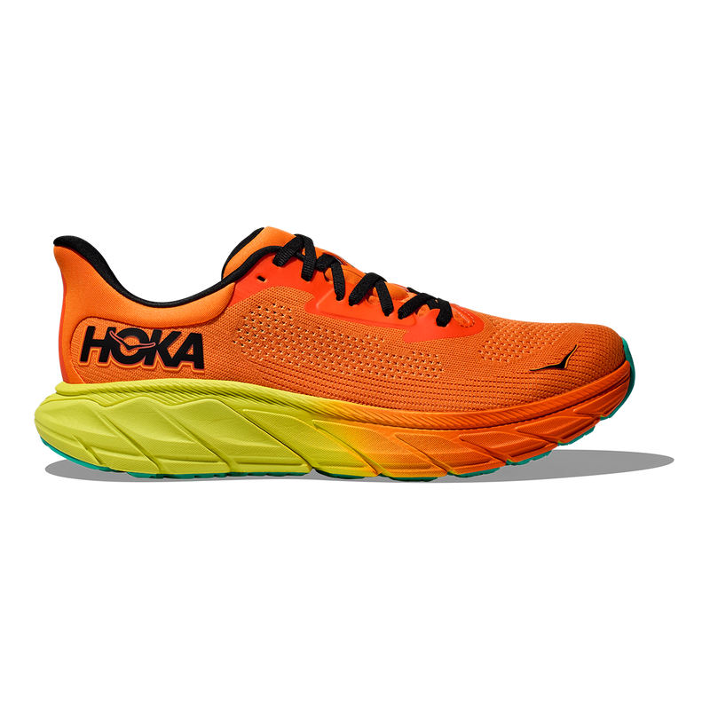 Hoka Arahi 7 - Electric Tangerine - Black