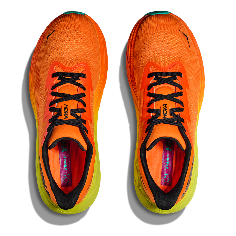 Hoka Arahi 7 - Electric Tangerine - Black