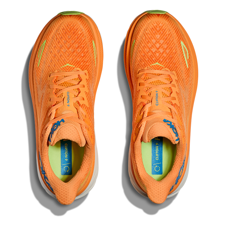 Hoka Clifton 9 - Solar Flare - Lettuce