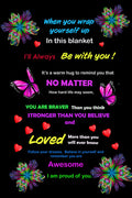 Hug Fabric, Say it with a Hug, Fleece 3822 - Beautiful Quilt