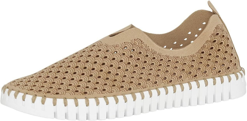 Ilse Jacobsen Womens Tulip 139 Latte TULIP139110 Slipon Shoe Brand New - AllSportsWearUSA