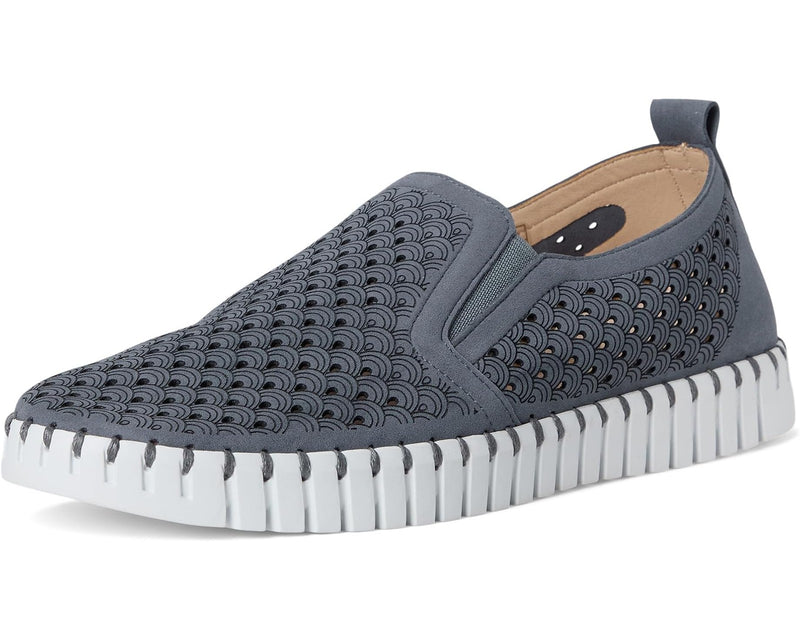 Ilse Jacobsen Women's Slip On TULIP 140WOM-636 Blue Grey