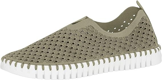 Ilse Jacobsen Womens  Army Tulip 139-410 Slip-on Sneaker