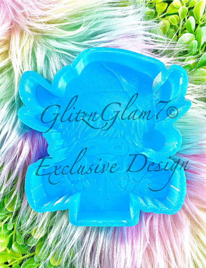 Christmas Highland Cow w/ Present Silicone Mold-GNG7 Exclusive