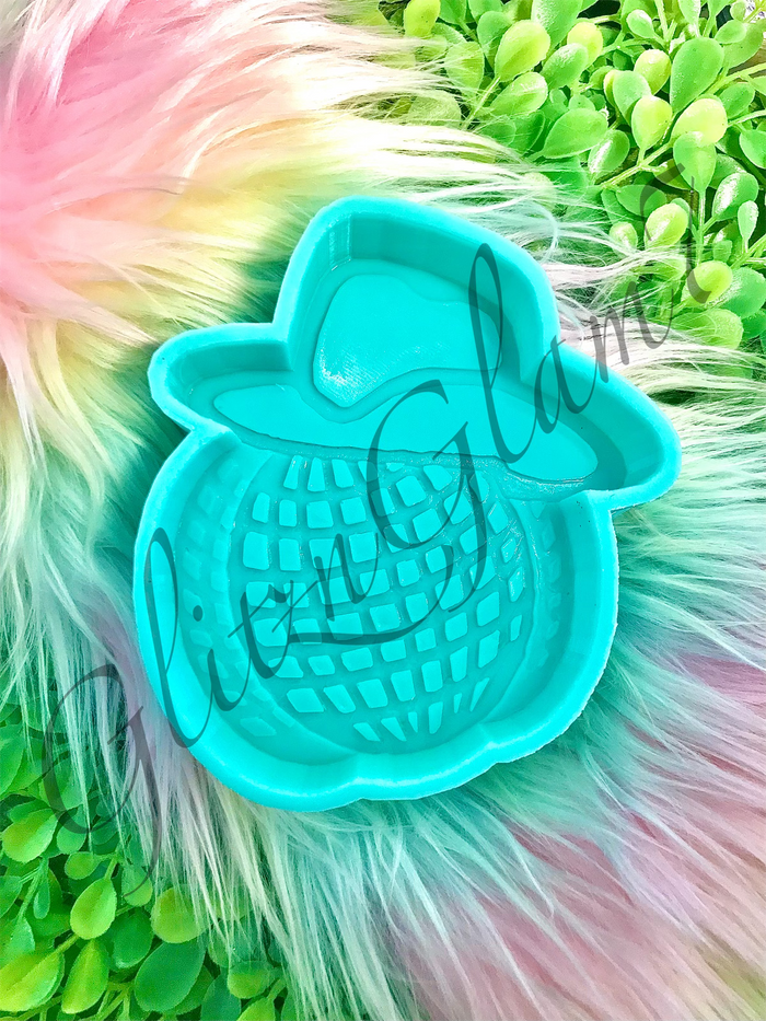 Disco Pumpkin W/ Cowboy Hat Freshie Silicone Molds