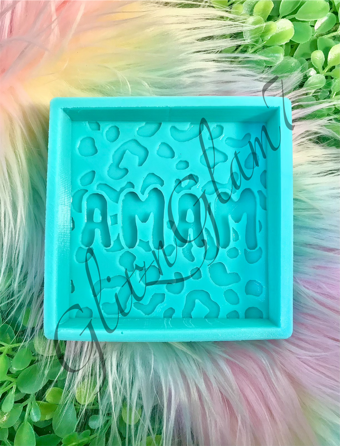 Leopard Print Mama Freshie Silicone Mold