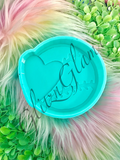Baseball w/ Heart Freshie Silicone Mold