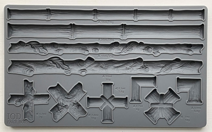 IOD Faux Bois 6x10 Mould