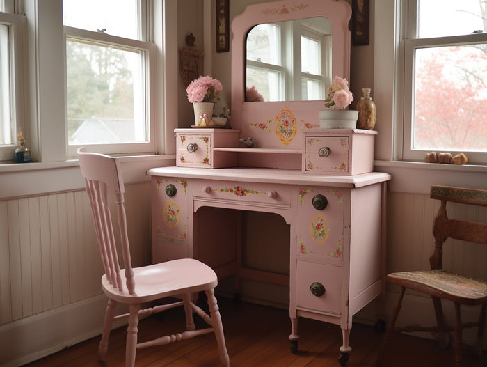 IOD Petite Fleur Red Paint Inlay