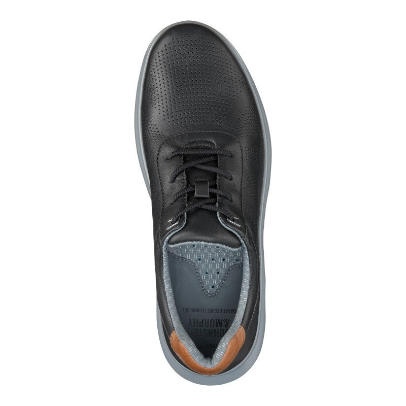 Johnston & Murphy Men's Activate U-Throat  25-3821 Black Full Grain