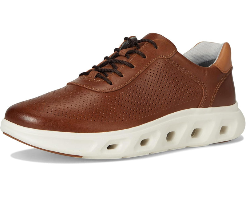 Johnston & Murphy Men's Reactivate U-Throat Full Grain Leather Lace-up Sneakers