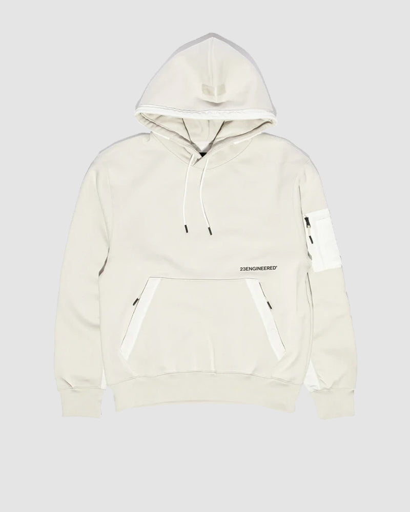 JORDAN 23 ENG FLC PULLOVER HOODIE "LIGHT BONE"