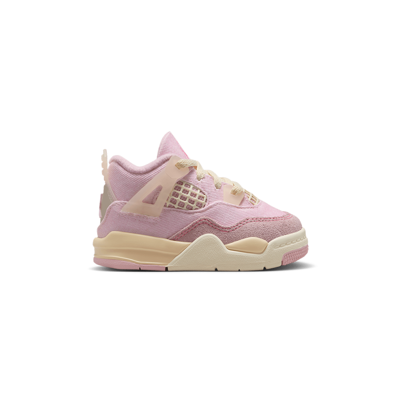 JORDAN 4 RETRO TEX (TD) "PEARL PINK AND ICED CARMINE"