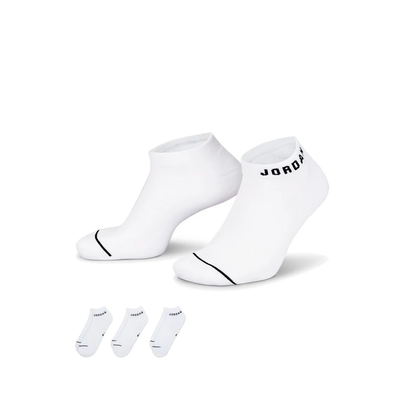 JORDAN EVERYDAY NO-SHOW SOCKS WHITE
