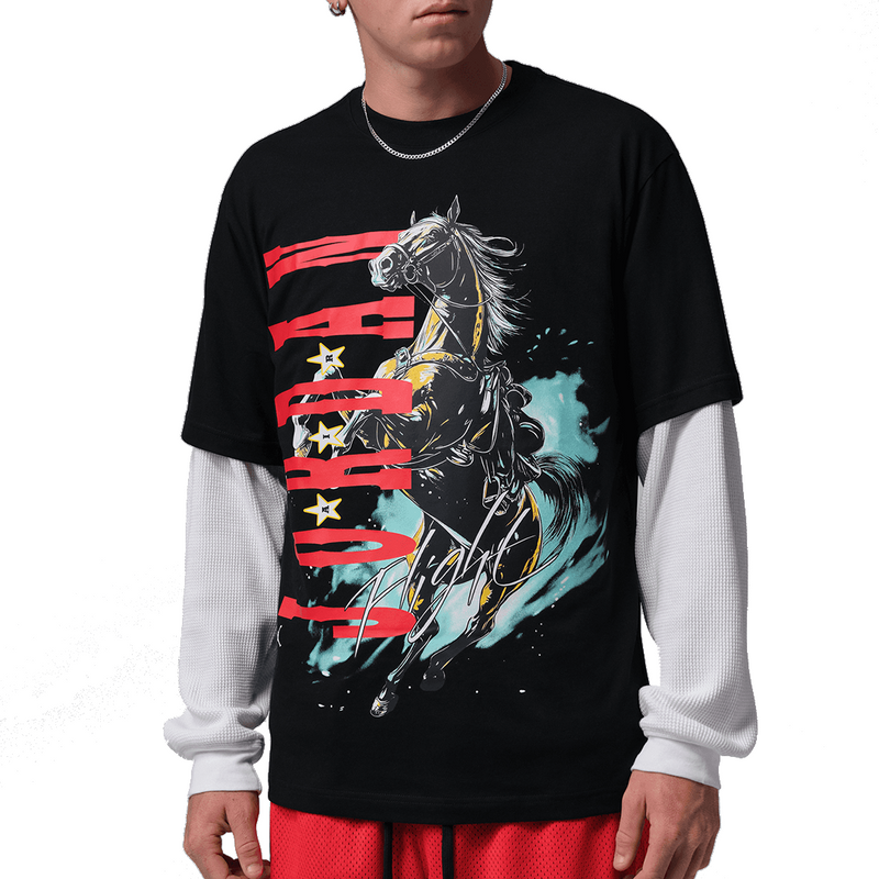 JORDAN FLIGHT COWBOY T-SHIRT BLACK