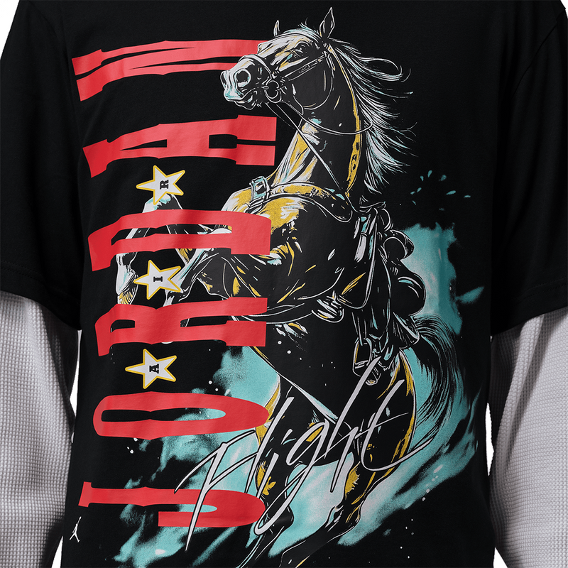 JORDAN FLIGHT COWBOY T-SHIRT BLACK