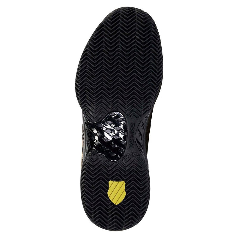 K-Swiss Men's Hypercourt Express 2 Pickleball Shoes 06613-071 Black/Amber Yellow