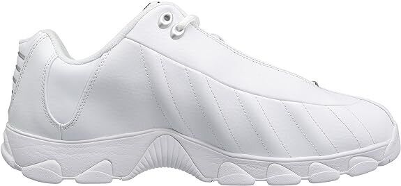 K-Swiss Mens ST329 CMF White/Navy/Red 03426-130 Training Lace Up Shoe