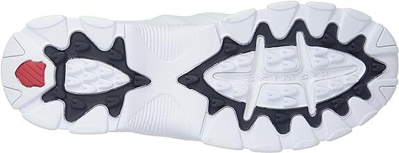 K-Swiss Mens ST329 CMF White/Navy/Red 03426-130 Training Lace Up Shoe